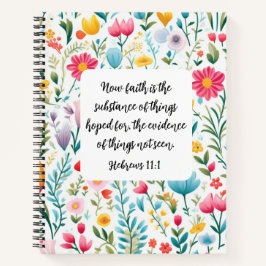 Hebrews 11:1 Journal Notitieboek