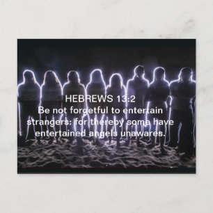 HEBREWS 13:2-BINNENHOEK BRIEFKAART