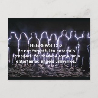HEBREWS 13:2-BINNENHOEK BRIEFKAART