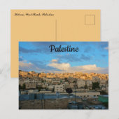 Hebron West Bank Palestine Briefkaart (Voorkant / Achterkant)
