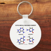 Hebt u al uw basen gedekt? (DNA-basen) Sleutelhanger (Voorkant)