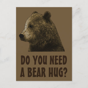 Hebt u een Beer Hug Gay Beer nodig Briefkaart