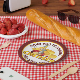 Hebt u kaas aanvaard? papieren bordje