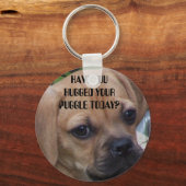 HEBT U VANDAAG UW PUGGLE GESCHIKT? SLEUTELHANGER (Voorkant)