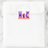 HEC VIERKANTE STICKER (Tas)
