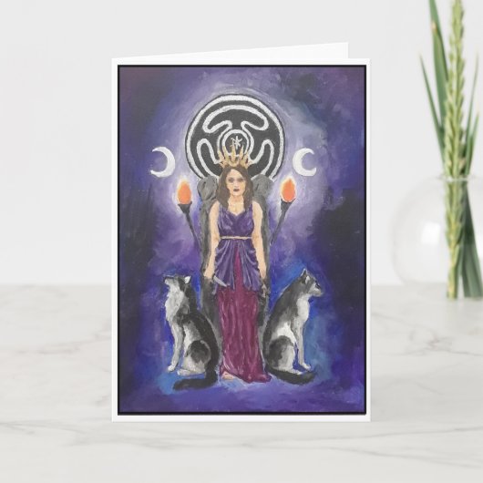 Hecate Blank Wenskaart Kaart (Voorkant)