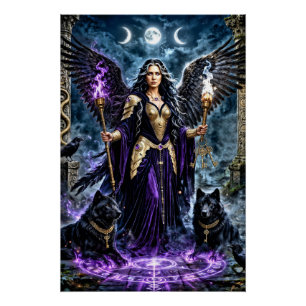 Hecate: Godin van Magie en Kruispunten Perfect Poster