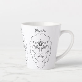 Hecate Wiccan Goddess of Witchcraft and Magic Latte Mok