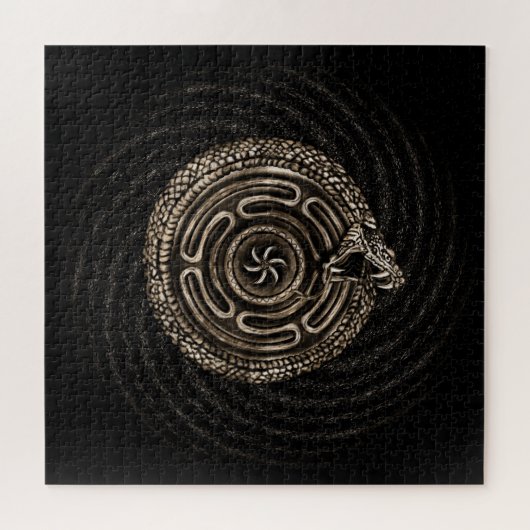 Hecate Wiel met outroboros Legpuzzel (Horizontaal)