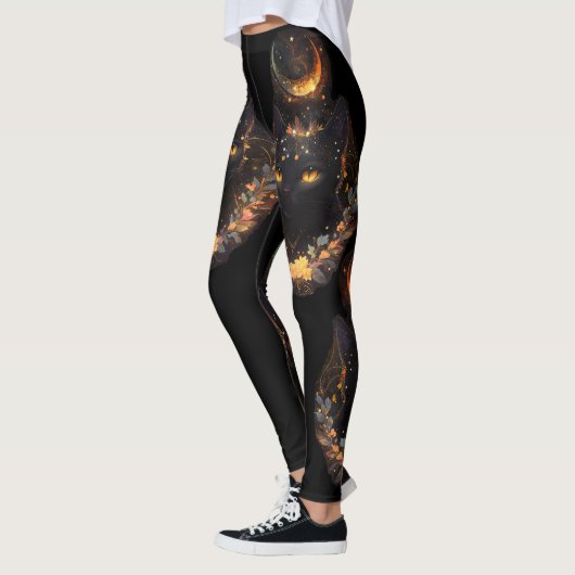 Hecate's Cat Leggings - mignonne (Gauche)