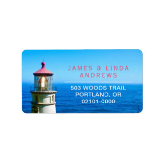 Heceta Head Lighthouder Large Return Address Label