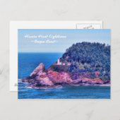 Heceta Head Lighthouse Oregon Coast Briefkaart (Voorkant / Achterkant)
