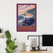 Heceta Head Lighthouse, Oregon Coast Poster (Bureau à domicile)