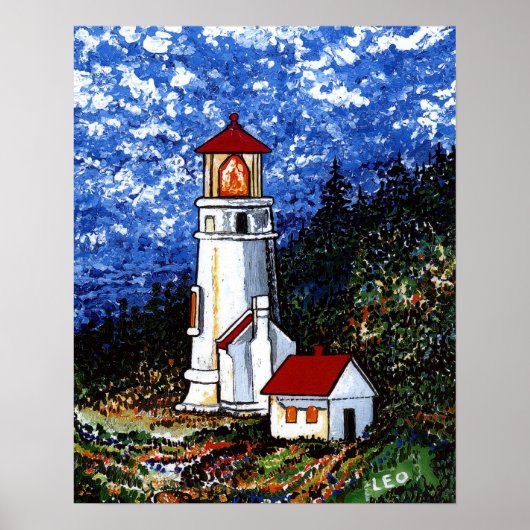 Heceta Head Lighthouse Poster (Voorkant)