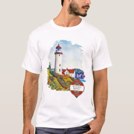 Heceta Head vuurtoren Florence Oregon T-shirt