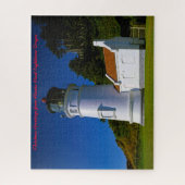 Heceta Head vuurtoren Oregon. kerstcadeautjes Legpuzzel (Verticaal)