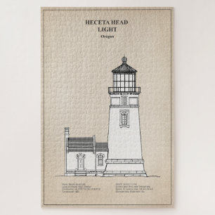 Heceta Head vuurtoren - Oregon - SBD Legpuzzel