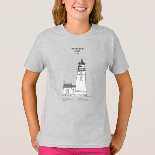 Heceta Head vuurtoren - Oregon - SBD T-shirt (Voorkant)