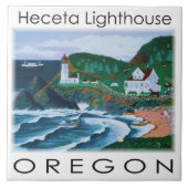 Heceta Lighthouse Tile Tegeltje (Voorkant)