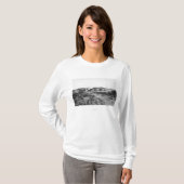 Heceta-strand scène in Oregon-foto T-shirt (Voorkant volledig)