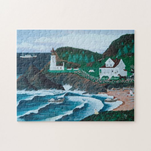 Heceta vuurtoren Puzzle Legpuzzel (Horizontaal)