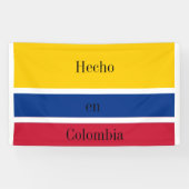 Hecho en Colombia Flag Banner (Horizontaal)