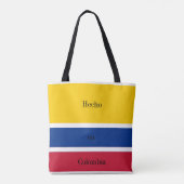 Hecho en Colombia Flag Draagtas (Achterkant)