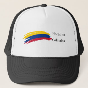 Hecho en Colombia Flag Trucker Hat Trucker Pet