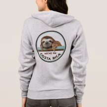 Hecho en Costa Rica Sloth hoodie