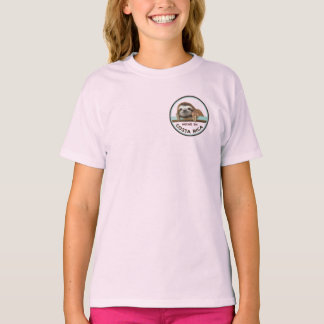 Hecho en Costa Rica Sloth Kind T-shirt voor meisje