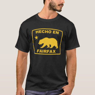 Hecho en Fairfax California Republic Pacific Coast T-shirt