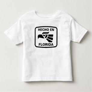 Hecho en Florida personalizado aangepast op maat Kinder Shirts