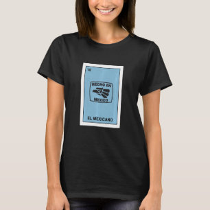 Hecho en Mexico Aztec Eagle El Mexicano Loterij T-shirt