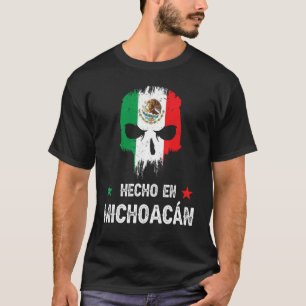Hecho en Michoacán Mexico - Mexicaanse Vlag - Mich T-shirt
