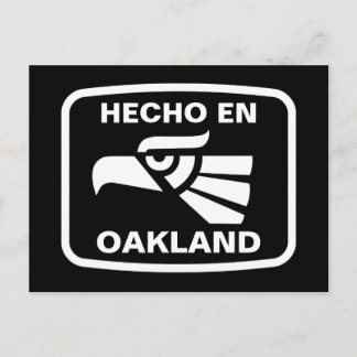 Hecho en Oakland personalizado aangepast op maat Briefkaart