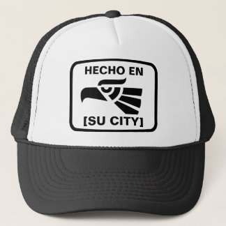 HECHO EN (SU CIUDAD) TRUCKER PET