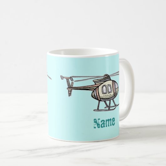 Hectic Helicopter mug (Devant droit)