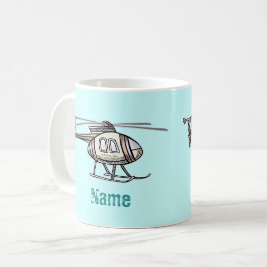 Hectic Helicopter mug (Devant gauche)