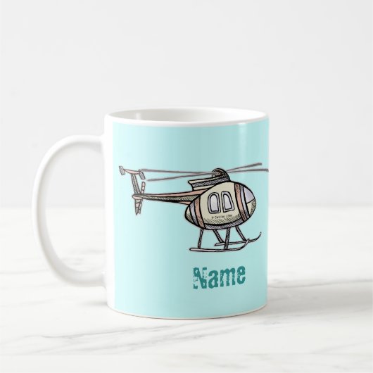 Hectic Helicopter mug (Gauche)