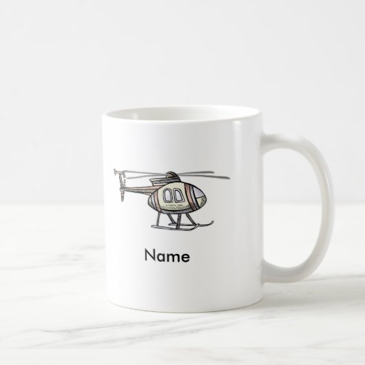 Hectische helikopter mok (Rechts)