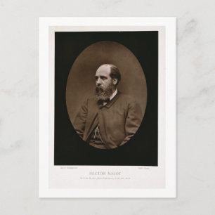 Hector Malot (1830-1907) uit 'Galerie Contempora' Briefkaart