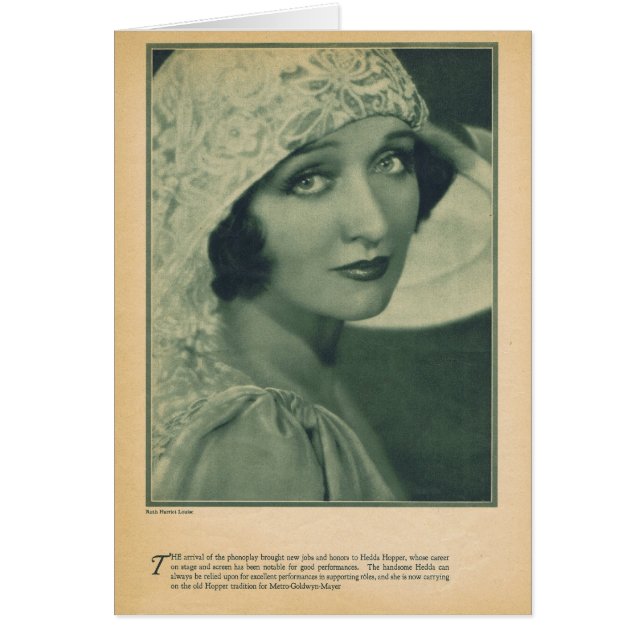 Hedda Hopper  portretactiek (Voorkant)