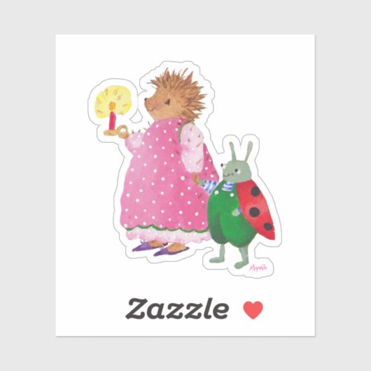 Heddy Hedgel en Buddy Sticker (Vel)