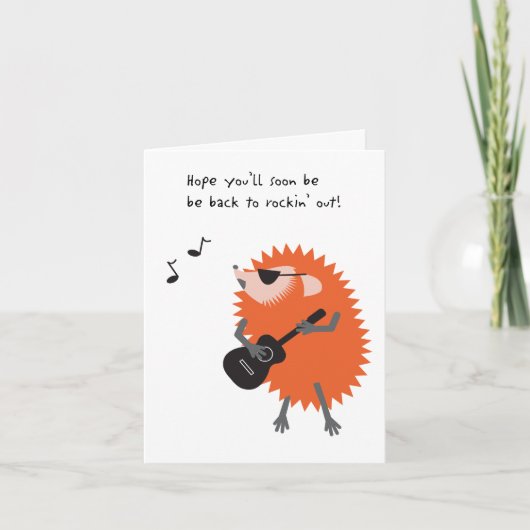 Hedégel Get Well Card Kaart (Voorkant)