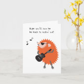 Hedégel Get Well Card Kaart (Gele Bloem)