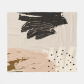 hedendaags abstract kunstwerk, decoratieve achterg fleece deken (Voorkant (Horizontaal))