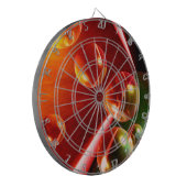 Hedendaags Abstract kunstwerk van Serdar Hizli Dartbord (Voorkant Links)