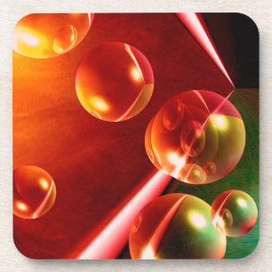 Hedendaags Abstract kunstwerk van Serdar Hizli Onderzetter