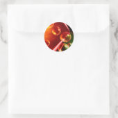 Hedendaags Abstract kunstwerk van Serdar Hizli Ronde Sticker (Tas)