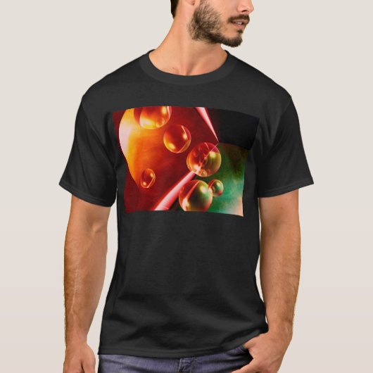 Hedendaags Abstract kunstwerk van Serdar Hizli T-shirt (Voorkant)